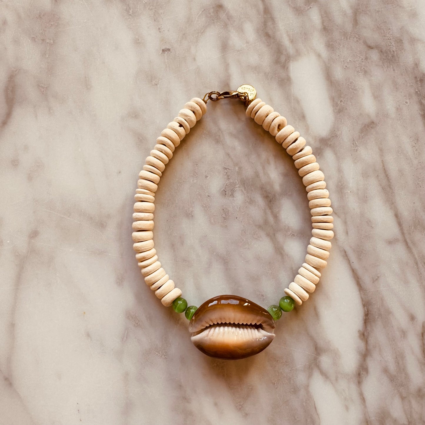 ANKLE BRACELET WHITE SHELL