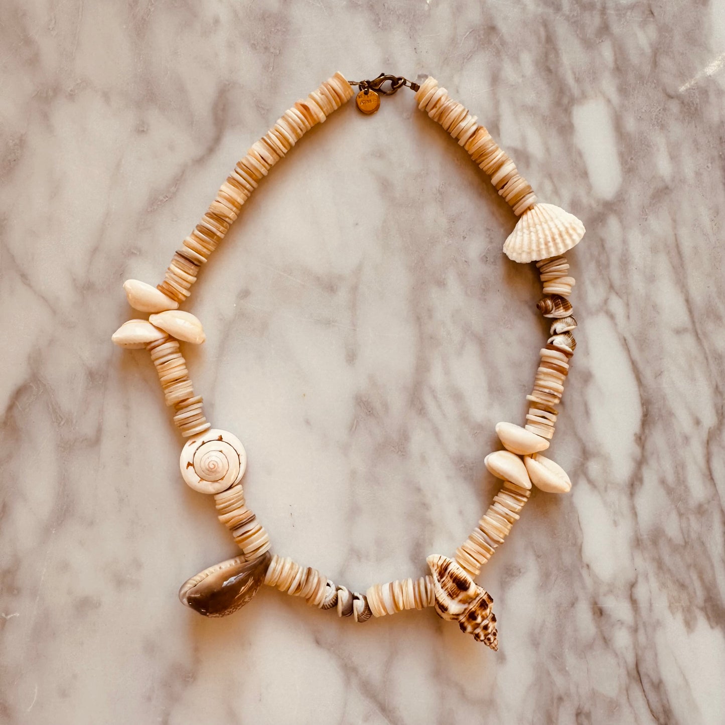 NECKLACE SHELLS OFF WHITE