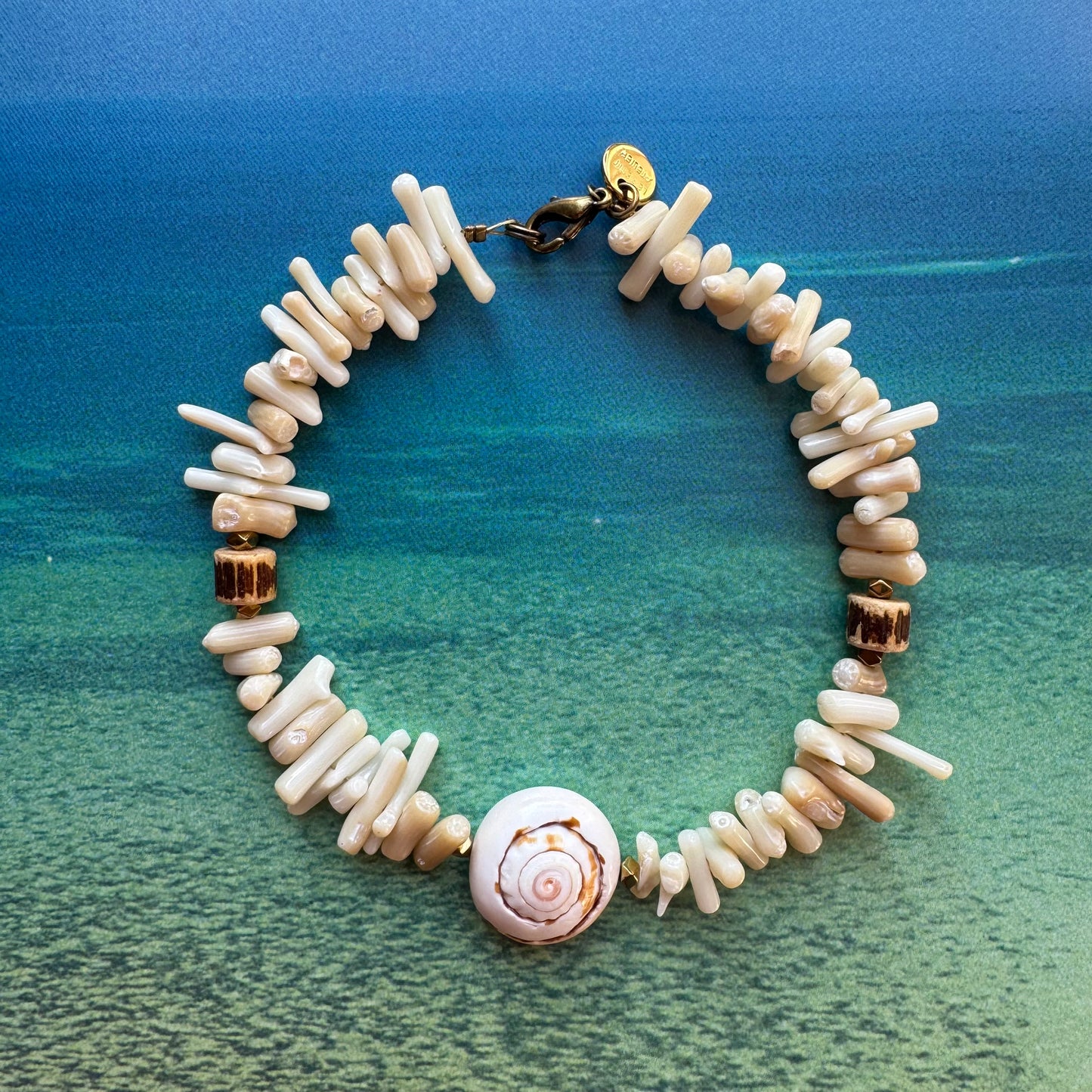 ANKLE BRACELET OCEAN WHITE