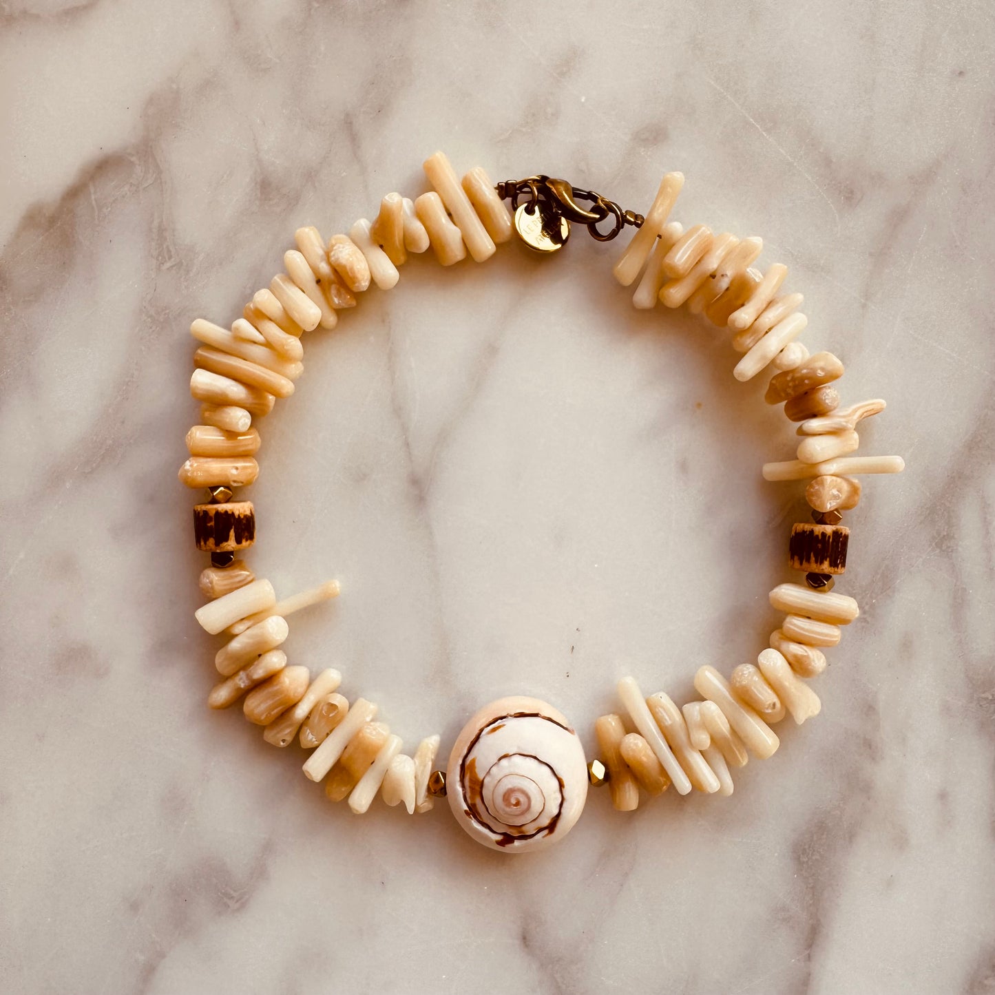 ANKLE BRACELET OCEAN WHITE