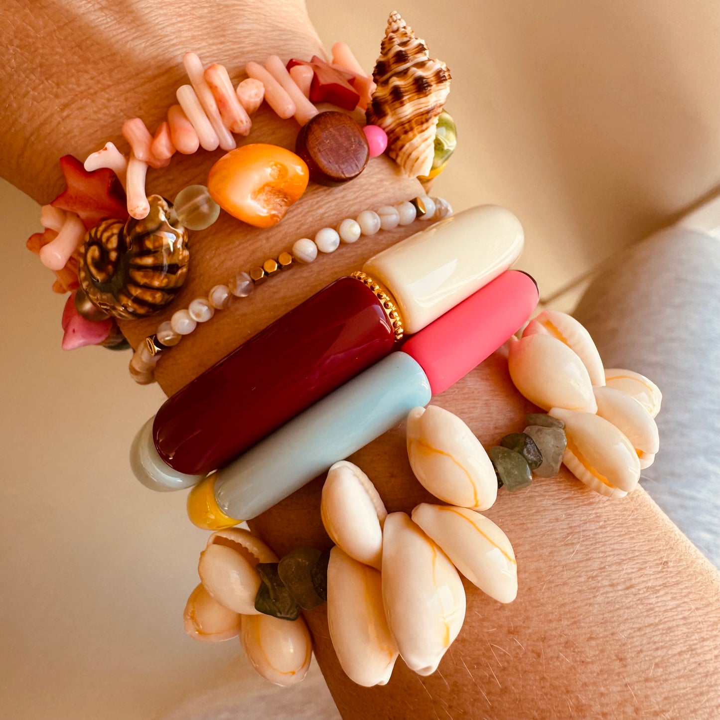 BRACELET SET MULTICOLOUR
