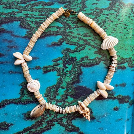 NECKLACE SHELLS OFF WHITE