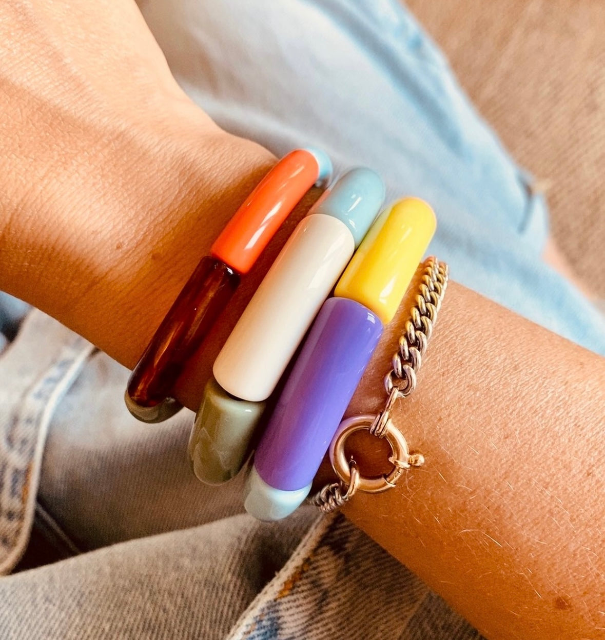 BRACELET SET MULTICOLOUR